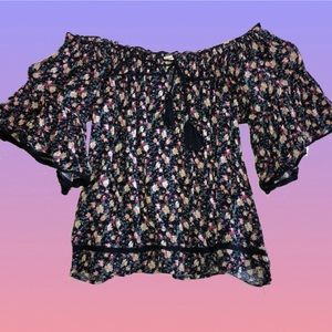Floral Off the Shoulders Top